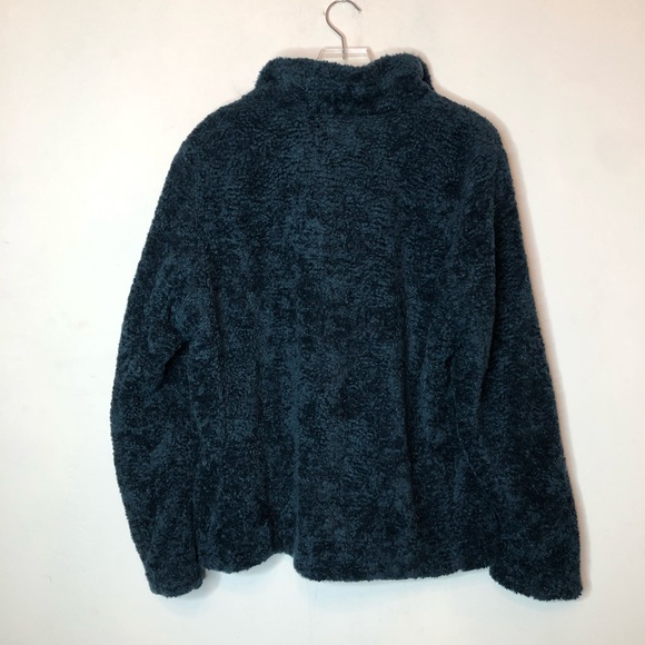 Pendleton Blue Fuzzy Zip Up Jacket XL - Picture 5 of 15